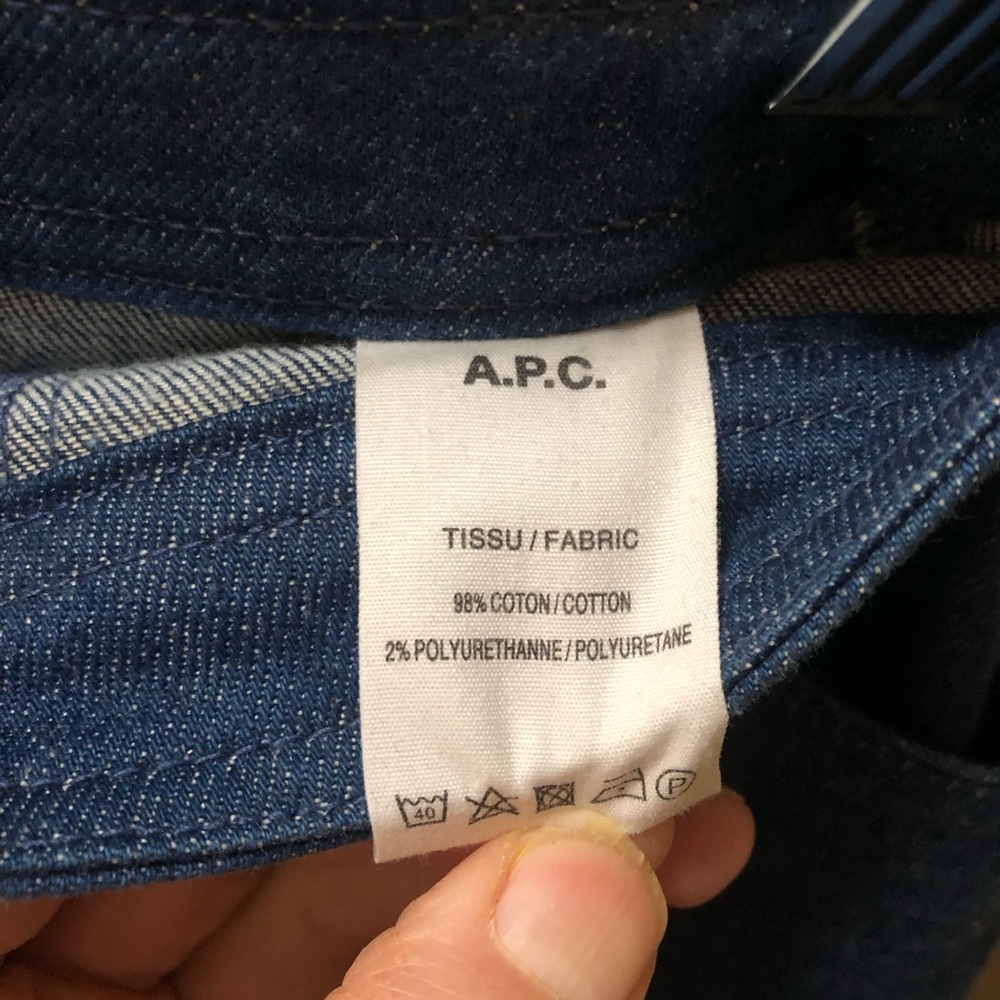 A.P.C. Denim Skirt EU Sz 36/ US Sz 4 - Picture 5 of 8